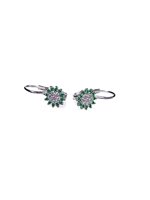 Orecchini Stocco Gioielli Donna in Oro bianco Zircone ORS 11 - ORS 11
